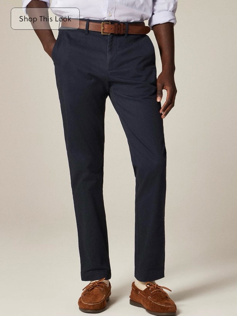 J. Crew 770s Navy Straight-Fit Chinos
